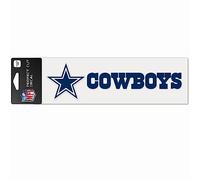Wincraft NFL Dallas Cowboys WCR48938014 Calcomanías de Corte, 3 x 10 Pulgadas