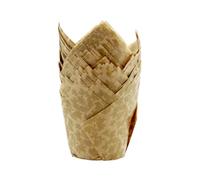 WINCUR - 200 forros para cupcakes de tulipán, desechables a granel a prueba de grasa, moldes para magdalenas, soportes para ramequines de tamaño estándar para postres