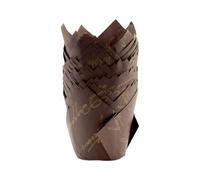 WINCUR - 200 forros para cupcakes de tulipán, desechables a granel a prueba de grasa, moldes para magdalenas, soportes para ramequines de tamaño estándar para postres