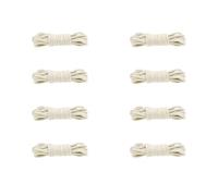 WINCUR 4 pares de cordones redondos encerados, 0.12 pulgadas de ancho, cuerdas finas formales Oxford para zapatos Oxford, botas de cuero, Beige, 150cm/59"