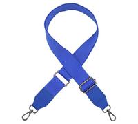 WINCUR - Correa de hombro ajustable de 1.5 pulgadas de ancho, bolsa de lona sólida de repuesto, 1 paquete (Azure 3 con cierre plateado)