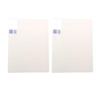 WINCUR - Paquete de 2 carpetas de tamaño A4 de 12 x 9 pulgadas, organizador de archivos grande con 100 fundas de plástico transparente, libro de presentación para obras de arte, documentos y recetas