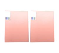 WINCUR - Paquete de 2 carpetas de tamaño A4 de 12 x 9 pulgadas, organizador de archivos grande con 60 fundas de plástico transparente, libro de presentación para obras de arte, documentos y recetas