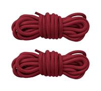 WINCUR Paquete de 4 cordones redondos, cordones trenzados de poliéster de 0.15 pulgadas de ancho para tenis, botas, senderismo, zapatos deportivos atléticos, Rojo vino, 70cm/28"