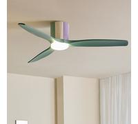 WIND CALM CUSTOM WOVEN - Ventilador De Techo 40W Silencioso Ø132 Cm 100% Madera Con Luz LED Mando A Distancia