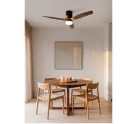 WIND CALM NATURAL WOOD - Ventilador De Techo 40W Silencioso 100% Madera Mando A Distancia