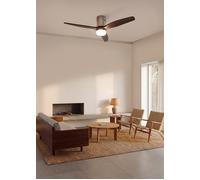WIND CALM NATURAL WOOD - Ventilador De Techo 40W Silencioso 100% Madera Mando A Distancia
