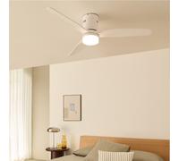 WIND CALM NATURAL WOOD - Ventilador De Techo 40W Silencioso 100% Madera Mando A Distancia