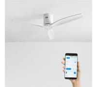 WIND CALM NATURAL WOOD - Ventilador De Techo 40W Silencioso 100% Madera Sin Luz