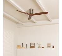 WIND CALM NATURAL WOOD - Ventilador De Techo 40W Silencioso 100% Madera Sin Luz