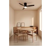 WIND CALM NATURAL WOOD - Ventilador De Techo 40W Silencioso 100% Madera WIFI + Mando A Distancia