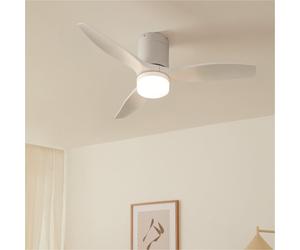 WIND CALM - Ventilador De Techo 40W Silencioso Con Aspas De ABS Técnico Varios Tamaños Mando A Distancia