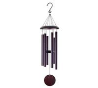 Wind Chimes for Garden Outdoor,Tree of Life Wind Chimes for Outside, Deep Tone Outdoor Wind Chime with Colorful Wind Catcher, Garden Porch Patio Decor, Memorial & Birthday Gift(Red,37in)