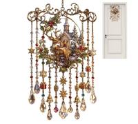 Wind Chimes For Outside 2D Acrylic Sun Catcher Bell Ornaments Patio Decorat