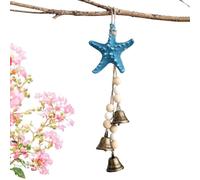 Wind Chimes For Outside - Decor Ornament | Star Fish Windchime Outdoor Decors | Decorative Coastal Sea Decor For Beach Garden Yard Backyard Porch Patio Sea River Holiday Women