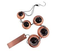 Wind Chimes Outside, Garden Bell Decor, Musical Wind Catcher, 36 Inch 5 Bell Set, for Patio Porch Backyard Balcony Window Home Garden Outdoor Soothing Sound Relaxation Use