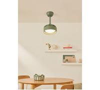 WIND CLEAR LAMP - Ventilador De Techo 40W Silencioso Ø55cm Aspas Retráctiles Con Luz LED Mando A Distancia
