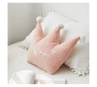Wind Clouds Sofa Pillow Cute Bedside Decoration Crown Coral Fluffy Soft Comfortable(A)