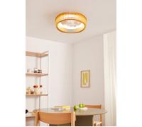 WIND CRAFT - Ventilador De Techo 20W Silencioso Ø58cm Aspas Direccionables Con Luz LED Con Luz