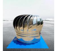 Wind-driven Turbine Exhaust Ventilator/Roof Cap Vent | Attic Air Vent Ventilating Fan,Stainless Steel Roof Ventilator(500MM/19.6IN)