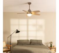 WIND FLOWOOD - Ventilador De Techo 60W Silencioso Ø108 Cm Con Luz