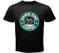 WIND HIBISCUS gyyy David Lynch Damn Fine Coffee Men's T-Shirt Black XXL