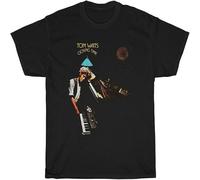 WIND HIBISCUS Heavy T Shirt 1973 Tom Waits Closing Time Black 3XL