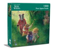 Wind in the Willows - Paseo nocturno de verano - Rompecabezas de 1000 piezas con póster de imagen completa