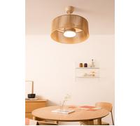 WIND LAMP WOVEN - Ventilador De Techo 25W Silencioso Con Luz LED Con Luz
