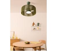 WIND LAMP WOVEN - Ventilador De Techo 25W Silencioso Con Luz LED Con Luz & Sage & S (Ø55cm) (estancias ≤10m²)