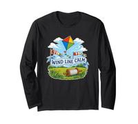 Wind Line Calm Cometa Carrete Viento Manga Larga