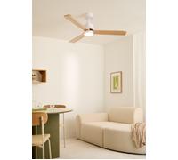 WIND MODERN - Ventilador De Techo 40W Silencioso Con Luz LED Varios Tamaños Mando A Distancia