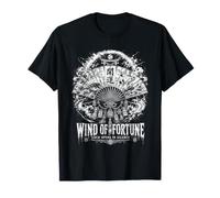 Wind of Fortune Luck se Abre en Silencio Olas japonesas Camiseta