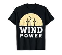 Wind Power Camiseta gráfica económica