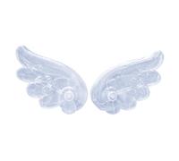 Wind Power Ornament - Angel Wing Design Scooter Decor | Electric Car Wing Decoration | 3D, Waterproof, Self-, Bonito, High Value, For Rearview Mirror Of Scooter Motorcycle Bike Car Truck Trailer