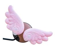 Wind Power Ornament - Angel Wing Design Scooter Decor | Electric Car Wing Decoration | 3D, Waterproof, Self-, Cute, High-Value, For Rearview Mirror Of Scooter Motorcycle Bike Car Truck Trailer