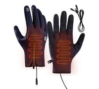 Wind Proof Screen Touch Ski Mittens- Recargable Hand Warmer Winter Mittens, Men Women MittensZippers Fishing Hiking Skating | Cross Country Skiing Glove, Subzero Temperature Activity, Smartphone