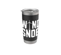 Wind Snob, Green Energy, operador de molinos de viento, tecnología de turbinas eólicas Vaso térmico de acero inoxidable de doble pared