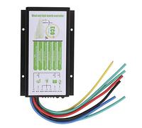 Wind Solar Hybrid Charge Controller, 12/24V 400/800W Wind and 500/1000W Solar Regulator with 20A Max Output for Off - Grid Battery Charging Systems, IP67 Waterproof Industrial Desi