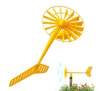 Wind Spinner Decor, Enhances Outdoor Ambience, 11 Inches Rotating Garden Wind Sculpture, Decorative Metal Windmill with Smooth Balance Design, Landscape Ornament Accessory