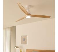 WIND STYLANCE NATURAL WOOD - Ventilador De Techo 40W Silencioso 100% Madera Varios Tamaños Mando A Distancia