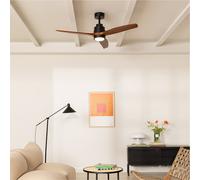 WIND STYLANCE - Ventilador De Techo 40W Silencioso 100% Madera Varios Tamaños Mando A Distancia