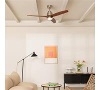 WIND STYLANCE NATURAL WOOD - Ventilador De Techo 40W Silencioso 100% Madera Varios Tamaños Mando A Distancia