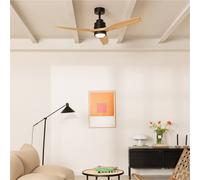 WIND STYLANCE - Ventilador De Techo 40W Silencioso 100% Madera Varios Tamaños Mando A Distancia