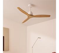 WIND STYLANCE NATURAL WOOD - Ventilador De Techo 40W Silencioso 100% Madera Varios Tamaños Sin Luz