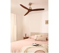 WIND STYLANCE NATURAL WOOD - Ventilador De Techo 40W Silencioso 100% Madera Varios Tamaños Sin Luz