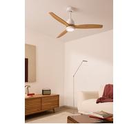 WIND STYLANCE NATURAL WOOD - Ventilador De Techo 40W Silencioso 100% Madera Varios Tamaños WIFI + Mando A Distancia