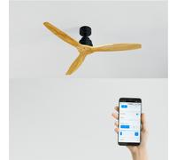 WIND STYLANCE - Ventilador De Techo 40W Silencioso 100% Madera Varios Tamaños Sin Luz