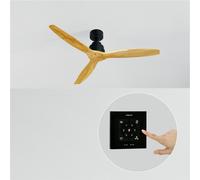 WIND STYLANCE - Ventilador De Techo 40W Silencioso 100% Madera Varios Tamaños Sin Luz