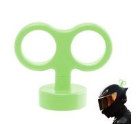 Wind Up Car Toys - 3D Key Operated Cute, decoración impermeable para colgar accesorios de motocicleta para hombres y mujeres Wind Up Key Charm for Rearview Mirror Helmet 3,94 × 3,34 in
